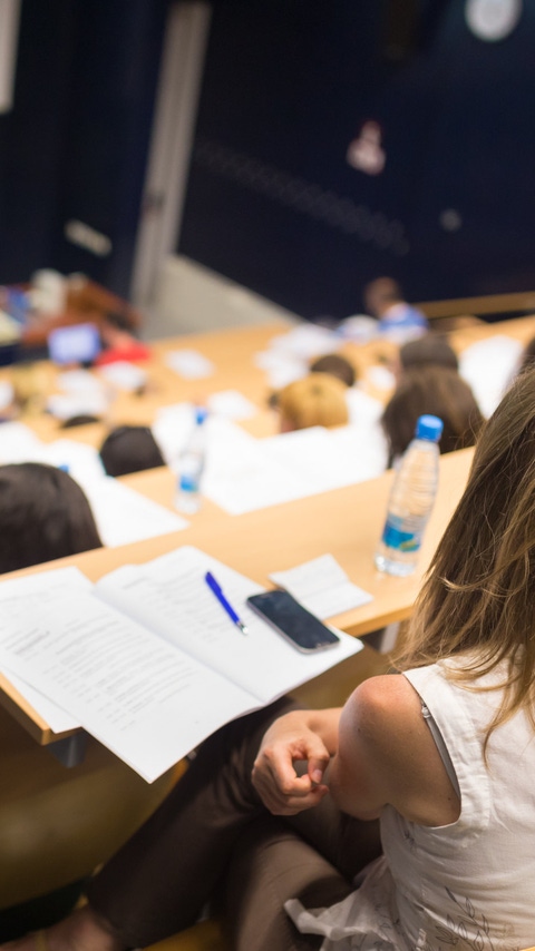 Conference and Presentation. Audience at the conference hall. Business and Entrepreneurship. Faculty lecture and workshop. Audience in the lecture hall. Academic education. 