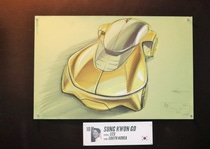 2019 Detroit SketchBattle winning sketch by Sung Kwon Go, a student at Detroit’s College of Creative Studies. This round-three sketch won the competition by incorporating the BASF custom-color Aurora Gold into the design. BASF’s Head of Color and Design Paul Czornij designed Aurora Gold specifically for the final round of the SketchBattle competition. 2019 Detroit SketchBattle winning sketch by Sung Kwon Go, a student at Detroit’s College of Creative Studies. This round-three sketch won the competition by incorporating the BASF custom-color Aurora Gold into the design. BASF’s Head of Color and Design Paul Czornij designed Aurora Gold specifically for the final round of the SketchBattle competition.