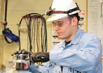 Wyandotte resident Austin Bennie works as an instrument technician in the Wyandotte Polyol plant as part of the BASF maintenance technician scholarship program. Wyandotte resident Austin Bennie works as an instrument technician in the Wyandotte Polyol plant as part of the BASF maintenance technician scholarship program.