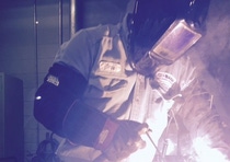 BASF welder Troy Helton began his training in high school and now meets the welding needs of the BASF plant on Polymer Drive in Chattanooga.  