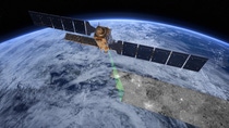 Cloud-free Biomass will use active microwave from European Space Agency’s Sentinel 1 satellite.Das Produkt „Wolkenfreie Biomasse“ wird aktive Mikrowellen des Satelliten Sentinel 1 der Europäischen Weltraumorganisation verwenden.©ESA/ATG medialab