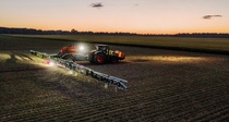 Smart Spraying can operate efficiently at night, when wind conditions can often be better for crop applications. Smart Spraying can operate efficiently at night, when wind conditions can often be better for crop applications.