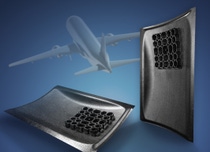 Sandwichstrukturen für Flugzeugkabinen kostengünstig und schnell herstellen: Mit dem Polyethersulfon Ultrason® E der BASF kommen Hersteller von Innenraumbauteilen diesem Ziel jetzt einen großen Schritt näher. Dabei kann derselbe Thermoplast Ultrason® zu verschiedenen Bestandteilen der Sandwichstruktur in einem Werkzeug verarbeitet werden. Das reduziert Zykluszeiten und damit die Herstellkosten. Das Sandwich besteht aus einem Schaumkern und Karbonfaserlaminaten, die alle aus Ultrason® E hergestellt werden. Der thermogeformte Schaumkern mit Decklagen wird dann bei Bedarf mit karbonfaser-verstärktem Ultrason® E 2010 C6 umspritzt, um Verstärkungen einzufügen. Photo: BASF 2018