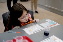 In BASF’s Kids’ Lab hosted by the Louisiana Art & Science Museum, children create chemistry with fun hands-on science experiments.