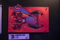 The winning sketch by Shubham Singh. (photo by Trista Dymond) The winning sketch by Shubham Singh. (photo by Trista Dymond)