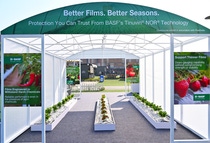 To support greenhouse farming, BASF’s Tinuvin® NOR® platform of advanced stabilizer solutions enhances mulch and greenhouse film performance.
Photo: BASF
