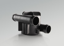 For thermostat housings: Ultramid® Advanced T1000 HR with high hydrolysis resistance.
Photo: BASF For thermostat housings: Ultramid® Advanced T1000 HR with high hydrolysis resistance.
Photo: BASF