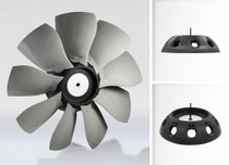 Multi-Wing axial fan and hubs made entirely of Ultramid® Structure LFX. Multi-Wing axial fan and hubs made entirely of Ultramid® Structure LFX.