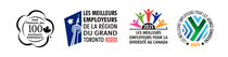Logos des prix du meilleur employeur