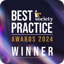 IR Society Best Practice Awards 2024 Winner