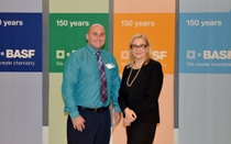 Pictured from left to right, Ed Cohen, District Science Supervisor and Robin Rotenberg, Vice President of Corporate Communications for BASF in North America Pictured from left to right, Ed Cohen, District Science Supervisor and Robin Rotenberg, Vice President of Corporate Communications for BASF in North America