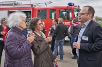 Mit Nachbarn im Gespräch: George Basrawi, Standortleiter der BASF in Grenzach Mit Nachbarn im Gespräch: George Basrawi, Standortleiter der BASF in Grenzach