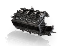 Die BASF reagiert auf die Weiterentwicklung der Motorenkonzepte mit einem abgestimmten Portfolio von PA6- und PA66-Typen, die die gestiegenen Anforderungen an die eingesetzten Materialien erfüllen. Die Werkstoffe sind je nach Basispolymer und Stabilisierungssystem bis 220°C wärmealterungsbeständig und verfügen über eine ausgezeichnete Berstdruck- und SchweiÃnahtfestigkeit. So kann dem Entwickler das jeweils optimale Material für unterschiedliche Bauteile der Ladeluftstrecke mit dem besten Kosten-Nutzen-Verhältnis zur Verfügung gestellt werden. Ausgewählte Typen basieren auf globalen Spezifikationen: Sie werden weltweit aus lokaler Produktion, mit einheitlichen Materialeigenschaften und in konstant hoher Qualität geliefert.
BASF is responding to the development in engine designs with a consistent portfolio of PA6 and PA66 grades that meet the higher demands on the materials. Depending on the base polymer and stabilization system, the materials are resistant to heat aging up to 220°C and show excellent burst pressure and weld strength. This means the part developer can be provided with the optimum material for each of the different components in the charge-air duct that offers the best value for money. Selected grades are based on global specifications: They are supplied worldwide from local manufacturing facilities, with uniform material properties and a consistently high level of quality.,Die BASF reagiert auf die Weiterentwicklung der Motorenkonzepte mit einem abgestimmten Portfolio von PA6- und PA66-Typen, die die gestiegenen Anforderungen an die eingesetzten Materialien erfüllen. Die Werkstoffe sind je nach Basispolymer und Stabilisierungssystem bis 220°C wärmealterungsbeständig und verfügen über eine ausgezeichnete Berstdruck- und Schweißnahtfestigkeit. So kann dem Entwickler das jeweils optimale Material für unterschiedliche Bauteile der Ladeluftstrecke mit dem besten Kosten-Nutzen-Verhältnis zur Verfügung gestellt werden. Ausgewählte Typen basieren auf globalen Spezifikationen: Sie werden weltweit aus lokaler Produktion, mit einheitlichen Materialeigenschaften und in konstant hoher Qualität geliefert.
BASF is responding to the development in engine designs with a consistent portfolio of PA6 and PA66 grades that meet the higher demands on the materials. Depending on the base polymer and stabilization system, the materials are resistant to heat aging up to 220°C and show excellent burst pressure and weld strength. This means the part developer can be provided with the optimum material for each of the different components in the charge-air duct that offers the best value for money. Selected grades are based on global specifications: They are supplied worldwide from local manufacturing facilities, with uniform material properties and a consistently high level of quality. Die BASF reagiert auf die Weiterentwicklung der Motorenkonzepte mit einem abgestimmten Portfolio von PA6- und PA66-Typen, die die gestiegenen Anforderungen an die eingesetzten Materialien erfüllen. Die Werkstoffe sind je nach Basispolymer und Stabilisierungssystem bis 220°C wärmealterungsbeständig und verfügen über eine ausgezeichnete Berstdruck- und SchweiÃnahtfestigkeit. So kann dem Entwickler das jeweils optimale Material für unterschiedliche Bauteile der Ladeluftstrecke mit dem besten Kosten-Nutzen-Verhältnis zur Verfügung gestellt werden. Ausgewählte Typen basieren auf globalen Spezifikationen: Sie werden weltweit aus lokaler Produktion, mit einheitlichen Materialeigenschaften und in konstant hoher Qualität geliefert.
BASF is responding to the development in engine designs with a consistent portfolio of PA6 and PA66 grades that meet the higher demands on the materials. Depending on the base polymer and stabilization system, the materials are resistant to heat aging up to 220°C and show excellent burst pressure and weld strength. This means the part developer can be provided with the optimum material for each of the different components in the charge-air duct that offers the best value for money. Selected grades are based on global specifications: They are supplied worldwide from local manufacturing facilities, with uniform material properties and a consistently high level of quality.,Die BASF reagiert auf die Weiterentwicklung der Motorenkonzepte mit einem abgestimmten Portfolio von PA6- und PA66-Typen, die die gestiegenen Anforderungen an die eingesetzten Materialien erfüllen. Die Werkstoffe sind je nach Basispolymer und Stabilisierungssystem bis 220°C wärmealterungsbeständig und verfügen über eine ausgezeichnete Berstdruck- und Schweißnahtfestigkeit. So kann dem Entwickler das jeweils optimale Material für unterschiedliche Bauteile der Ladeluftstrecke mit dem besten Kosten-Nutzen-Verhältnis zur Verfügung gestellt werden. Ausgewählte Typen basieren auf globalen Spezifikationen: Sie werden weltweit aus lokaler Produktion, mit einheitlichen Materialeigenschaften und in konstant hoher Qualität geliefert.
BASF is responding to the development in engine designs with a consistent portfolio of PA6 and PA66 grades that meet the higher demands on the materials. Depending on the base polymer and stabilization system, the materials are resistant to heat aging up to 220°C and show excellent burst pressure and weld strength. This means the part developer can be provided with the optimum material for each of the different components in the charge-air duct that offers the best value for money. Selected grades are based on global specifications: They are supplied worldwide from local manufacturing facilities, with uniform material properties and a consistently high level of quality.