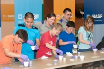 BASF recently hosted responsible care week where nearly 1,000 fifth graders from Brazoria County schools operated plant controls in a training simulator, conducted chemistry experiments, and learned about products manufactured by the Freeport site. BASF recently hosted responsible care week where nearly 1,000 fifth graders from Brazoria County schools operated plant controls in a training simulator, conducted chemistry experiments, and learned about products manufactured by the Freeport site.