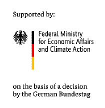 Image montrant l’aigle impérial allemand à côté des couleurs du pays et l’étiquette « Ministère fédéral de l’Économie et du Climat », qui soutient le nouveau projet eFurnace de BASF. Image montrant l’aigle impérial allemand à côté des couleurs du pays et l’étiquette « Ministère fédéral de l’Économie et du Climat », qui soutient le nouveau projet eFurnace de BASF.