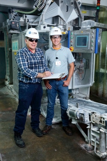 Hunter Jones, an intern from the University of Kentucky, works with Bill Cox, Reliability Engineer, to record parameters in the Antioxidant Production Unit. 
Copyright Â© 2016 Courtland William Richards,BASF Summer Interns Program!
http://courtlandrichards.zenfolio.com/
Copyright Â© 2016 Courtland William Richards
All Rights Reserved,BASF Summer Interns Program!
http://courtlandrichards.zenfolio.com/
Copyright © 2016 Courtland William Richards
All Rights Reserved