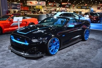 This 2016 Mustang, by MAD Industries, won the Ford Best in Show award featuring R-M Onyx HD Jet Black and MAD Blue paint. This 2016 Mustang, by MAD Industries, won the Ford Best in Show award featuring R-M Onyx HD Jet Black and MAD Blue paint.