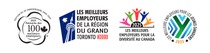 Logos des prix du meilleur employeur Logos des prix du meilleur employeur