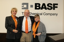 BASF employees Marika Diamond (left), Greg Pflum and Colleen LaBelle wore orange during Multiple Sclerosis Awareness Week to raise awareness of the neurological disease. BASF employees Marika Diamond (left), Greg Pflum and Colleen LaBelle wore orange during Multiple Sclerosis Awareness Week to raise awareness of the neurological disease.
