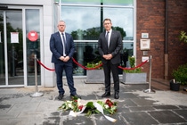 Sinischa Horvat und Michael Heinz (von links) sind die Schirmherren der neuen Erinnerungsinitiative „Gedenken. Nachdenken. Umdenken.“