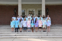 Graduates of the 2015 BASF Science Academy explored the connections between business and advanced science at Farleigh Dickinson University. Pictured in the front row, from left: Kristen Rockwell, Anthony Wayne High School, Ohio; Diana Alegria, Brazosport High School, Texas; Sarah Toukan, Jarvis Collegiate Institute, Canada; Kelsey Holloway, Fort Mill High School, South Carolina; Shannon Flynn, Jefferson Township High School, New Jersey; Ysabelle Yrad, Elyria High School, Ohio; Nina Godoy, Deutsche Schule, Guatemala; Aidan Reid, East Ascension High School, Louisiana; Brendan Fu, Hanover Park High School, New Jersey; Elizabeth Rosene, Bradley Bourbonnais Community High School, Illinois. Back row from left: Lawrence Brown, Donaldsonville High School, Louisiana; Mustafa Salim, Morris Hills High School Academy for Math, Science and Engineering, New Jersey; Daniel Fay, John Jay Senior High School, New York; Nathan Soper, Nansemond-Suffolk Academy, Virginia; Nicholas Mitchell, Marvin Ridge High School, North Carolina; Andy Lin, Peekskill High School, New York; Jack Collins, Morristown-Beard School, New Jersey; Jonathan Hall, Huntsville High School, Alabama; Abigail Sequeira, Randolph High School, New Jersey; Alexander Bowman, Central Valley High School, Pennsylvania.