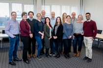 Extended Venture Team faCellitate (Dr. Véronique Schwartz, fourth person from right) and Dr. Tobias Mentzel, third person from left)