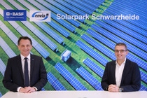 BASF Schwarzheide Gmbh
Pressekonferenz Solarpark mit Jürgen Fuchs und Dr. Stefan Lowis