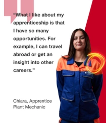 Chiara – BASF Apprentice Plant Mechanic, Germany 