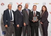 General Motors North America recognized the BASF Cellasto team with 2014 Supplier Quality Excellence Award. From left to right: Jim Goldenboggen, Supplier Quality Engineer, GM; Randall Pappal, Executive Director, Purchasing, GM; Bill Dieter, GM Global Key Account Manager, Global Business Management Cellasto, BASF; Jim Miller, Quality Manager North America, Global Business Management Cellasto, BASF; Sheri Hickock, Executive Director, Supplier Quality, GM