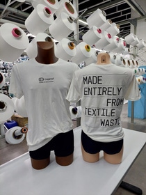 Das loopamid-Shirt wurde gemeinsam mit BASFs Partnern Fulgar und Pompea entworfen.
Foto: BASF
