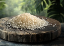 The new Ultrason® P 3010 BMB is a certified biomass-balanced polyphenylsulfone (PPSU) with 20% attributed bio-circular feedstock.
Photo: BASF The new Ultrason® P 3010 BMB is a certified biomass-balanced polyphenylsulfone (PPSU) with 20% attributed bio-circular feedstock.
Photo: BASF