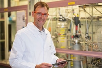 Arnd Garsuch in his lab.