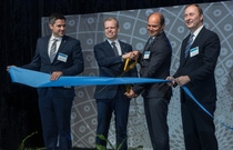 Yara International and BASF executives joined with community members and business partners to celebrate the opening of a new world-scale ammonia plant in Freeport, Texas on April 11, 2018. Pictured from left are Magnus Krogh Ankarstrand, Senior Vice President, Business Unit North America, Yara; Svein Tore Holsether, CEO and President, Yara; Martin Brudermüller, Vice Chairman of the Board of Executive Directors and Chief Technology Officer, BASF SE and Wayne T. Smith, Member of the Board of Executive Directors, BASF SE and Chairman and CEO, BASF Corporation. Yara International and BASF executives joined with community members and business partners to celebrate the opening of a new world-scale ammonia plant in Freeport, Texas on April 11, 2018. Pictured from left are Magnus Krogh Ankarstrand, Senior Vice President, Business Unit North America, Yara; Svein Tore Holsether, CEO and President, Yara; Martin Brudermüller, Vice Chairman of the Board of Executive Directors and Chief Technology Officer, BASF SE and Wayne T. Smith, Member of the Board of Executive Directors, BASF SE and Chairman and CEO, BASF Corporation.