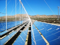 utility-scale solar power plant surrounded by mountains utility-scale solar power plant surrounded by mountains