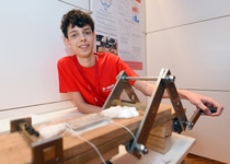 Landessieger Physik: Leander Karlein: Innovative Kühltechnologie mit Metalldrähten (Rhein-Gymnasium, Sinzig)
Photo: BASF