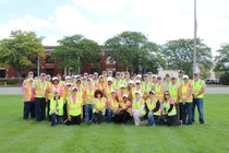 BASF employees reach out to their Wyandotte neighbors to share safety information.