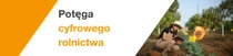 Rolniczka w kombinezonie i kapeluszu trzyma tablet i ogląda rośliny na polu w słoneczny dzień. W pobliżu tabletu unosi się lekki wir. Po lewej stronie obrazu znajduje się tekst, który brzmi: „Siła cyfrowego rolnictwa”. Rolniczka w kombinezonie i kapeluszu trzyma tablet i ogląda rośliny na polu w słoneczny dzień. W pobliżu tabletu unosi się lekki wir. Po lewej stronie obrazu znajduje się tekst, który brzmi: „Siła cyfrowego rolnictwa”.