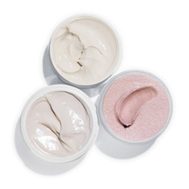 High angle view of 3 opened cream pots (+ clipping path)
[url=http://www.istockphoto.com/search/lightbox/6295485#4c6c173/]More like this[/url]
[url=/file_closeup.php?id=9014385][img]/file_thumbview_approve.php?size=2&id=9014385[/img][/url] 
