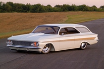 Autorama, Great 8 Finalist, 1961 Impala by Jesse Greening, Greening Automotive Company, painted with Glasurit 90 Line.