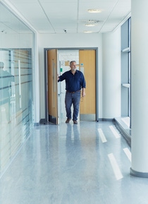 Malaria expert Justin McBeath at the Innovative Vector Control Consortium