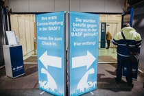 Wiedereröffnung Corona-Impfzentrum