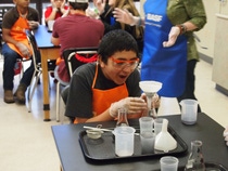 Students from Vidalia Junior High School learn about water filtration during BASF Kids’ Lab at a field trip to LASM. Students from Vidalia Junior High School learn about water filtration during BASF Kids’ Lab at a field trip to LASM.