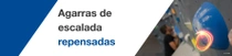 Um escalador alcança uma pegada de escalada azul em uma parede de boulder, destacada por um efeito de luz colorido em verde, amarelo e vermelho. O texto diz: "Agarras de escalada repensadas." Um escalador alcança uma pegada de escalada azul em uma parede de boulder, destacada por um efeito de luz colorido em verde, amarelo e vermelho. O texto diz: "Agarras de escalada repensadas."