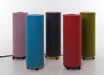 Thanks to its excellent sound absorption properties, its resistance to UV light and fire as well as its many design possibilities, Basotect® is used in the mobile air filters by UVCclean, both in the interior and on the outside as colored cover.	