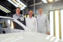 Dr. Matthijs Groenewolt, Dr. Markus Mechtel a Thomas Heußer (zľava)