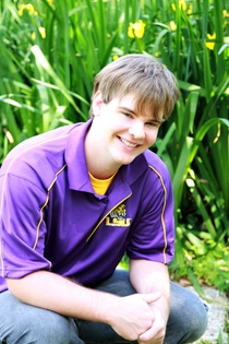 Suggested caption photo #3: Garett Lambert, a junior majoring in chemical engineering, was one of four LSU students to receive a $2,500 BASF Team