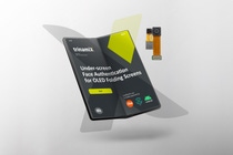 Sichere trinamiX Face Authentication integrierbar hinter einen faltbaren OLED Bildschirm