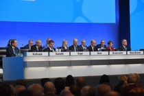 BASF-Aufsichtsratsvorsitzender Dr. Kurt Bock während seiner Rede zur Hauptversammlung BASF-Aufsichtsratsvorsitzender Dr. Kurt Bock während seiner Rede zur Hauptversammlung