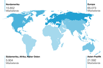 BASF Group employees by region