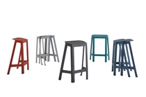 BASF and Steelcase have collaborated on Steelcase’s Flex Perch Stool, which has sustainability and circularity at the forefront of its design. The stool ist made with an injection moldable polyamide 6 that utilizes a material from a waste stream generated during electronics production. The stool itself at 100% recyclable. ©Steelcase